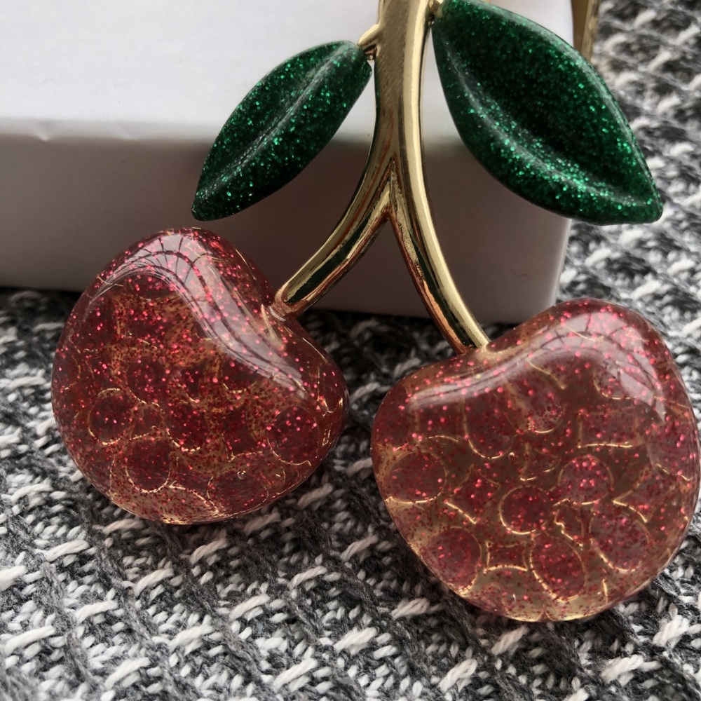 Coach Gold Cherry Keychain - Picture 3 of 6